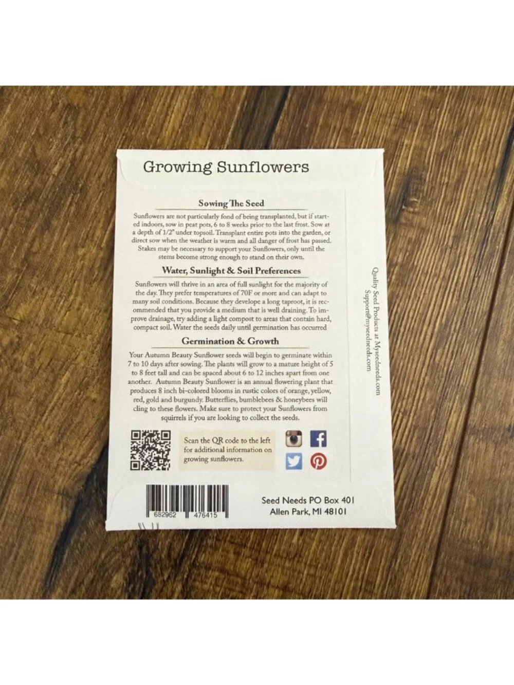 Love is Grown Where Seeds are Sown Sunflower Seed Packets Wedding Eco-Friendly